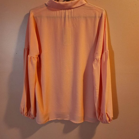 NWT Michael Kors Long Sleeve in Grapefruit - Picture 2 of 4